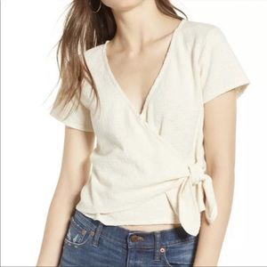 Madewell Wrap-tie top